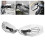 2PCS Motorcycle Hand Guard Protective Universal Polycarbonate Motorbike AccessoryTransparent 16