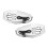 2PCS Motorcycle Hand Guard Protective Universal Polycarbonate Motorbike AccessoryTransparent 13