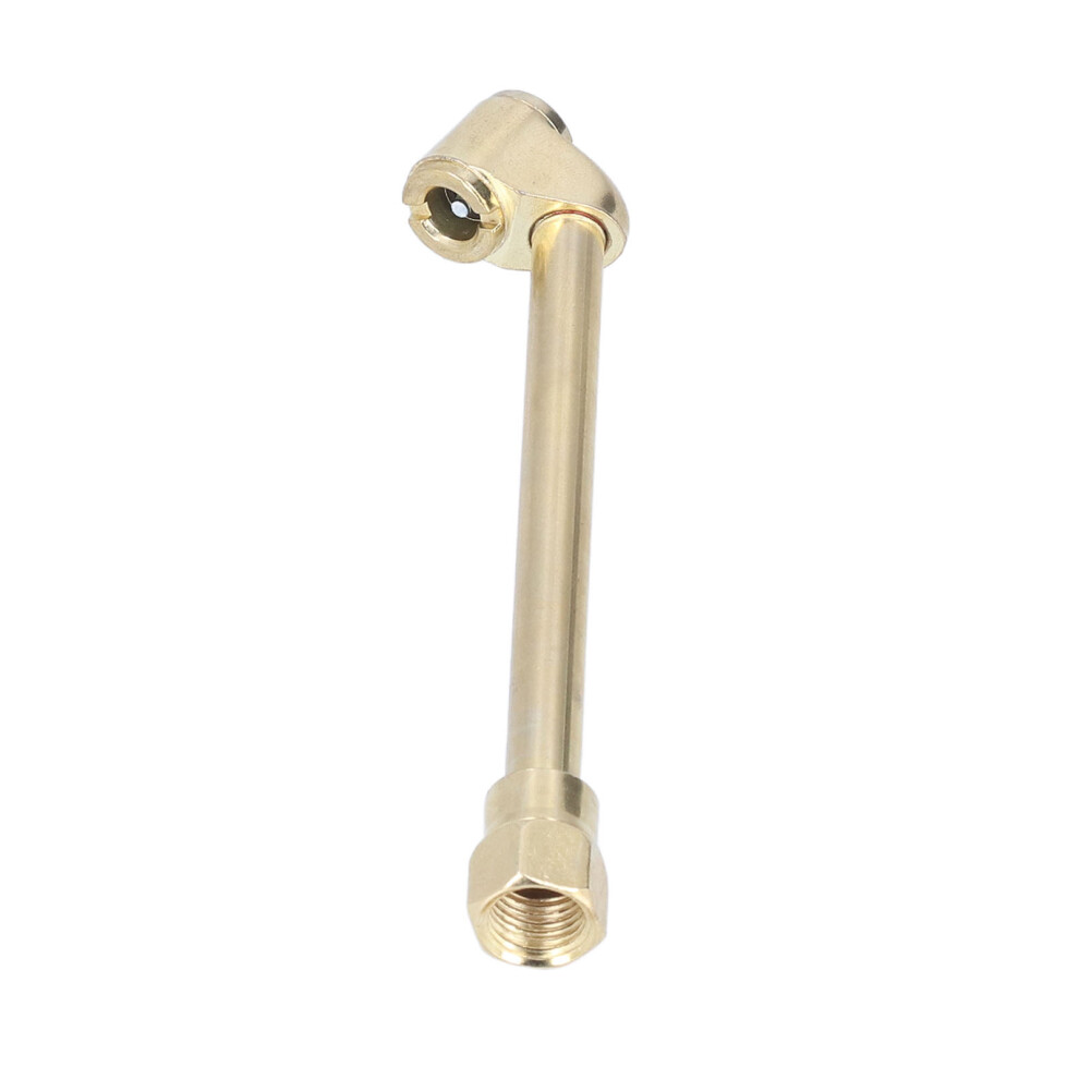Tire Inflator Air Chuck Dual Head G1/4 Female Thread Pump Nozzle Rod for Motorcycles Trucks