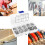 260pcs/set #6-32 Stainless Steel Hex Socket Cap Head Screws and Nuts Assortment 5