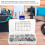 260pcs/set #6-32 Stainless Steel Hex Socket Cap Head Screws and Nuts Assortment 10