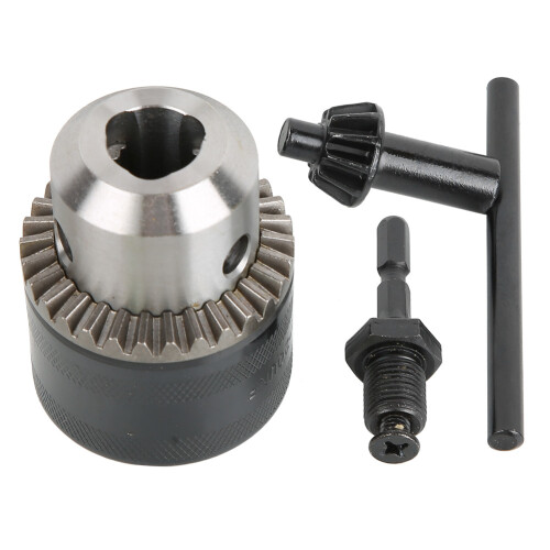 3.0-16MM 1/2-20UNF Drill Chuck Adapter Kit Key Type Drill Chuck with Hex Head Adapter 1