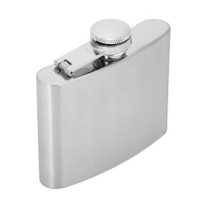 Portable Stainless Steel Wine Whiskey Flask Elegant Alcohol Bottle Cotainer with Funnel 4oz