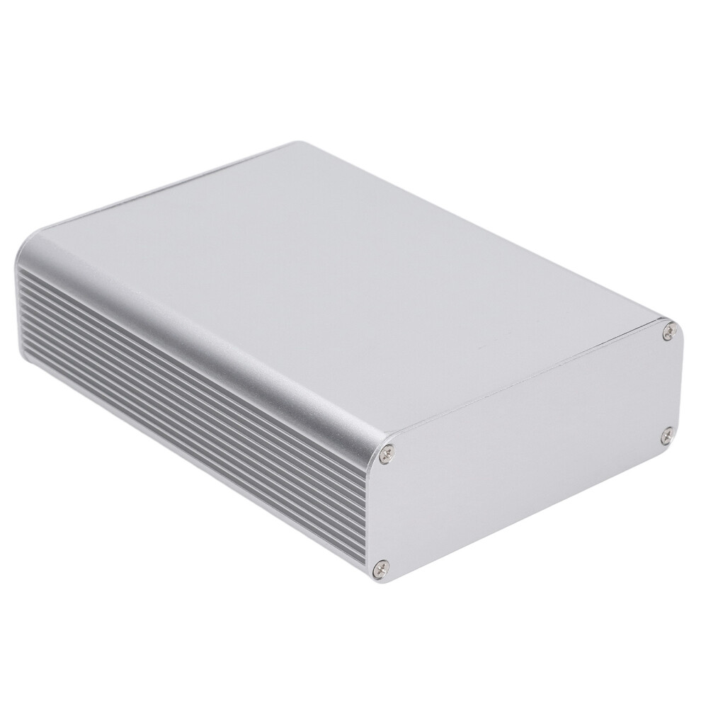 Aluminum Alloy Electric Box Junction Case Integrated Enclosure 45X120x160mm Matte Silver 8781324825006