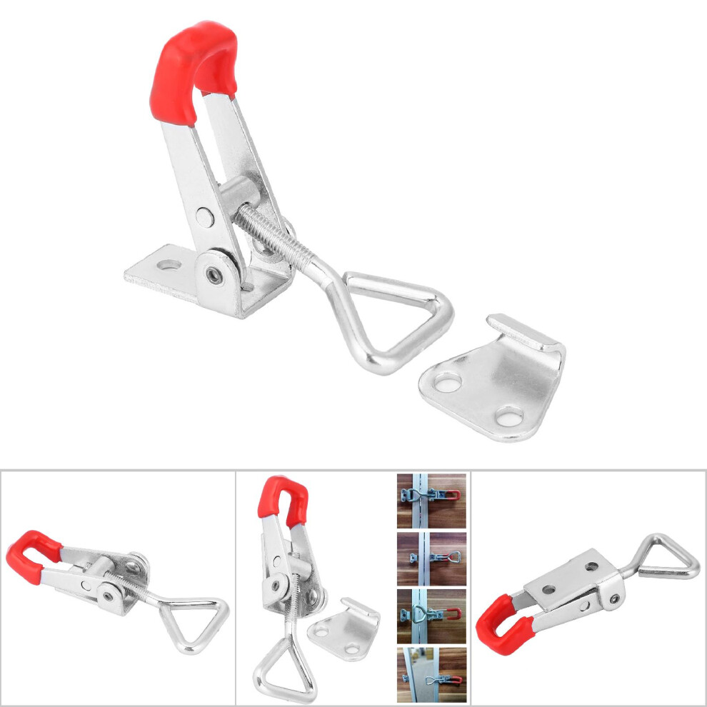 304 Stainless Steel Adjustable Hasp Tool Box Cabinet Toggle Latch Catch Buckle 4611324825796
