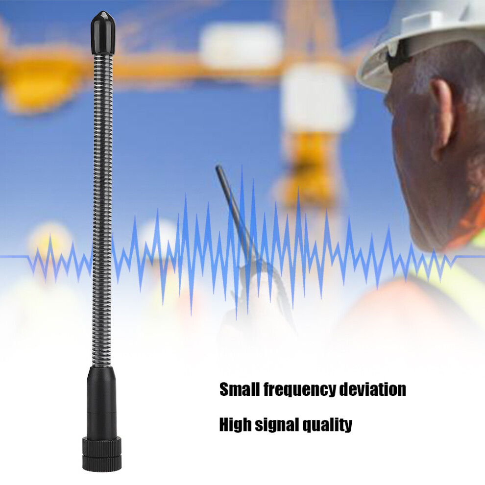 Sma Male Flexible Spring Antenna Uhf For Yaesu Vx 1R, Vx 2R, Vx 3R, Vx 3E, Vx 5R,Vx 177, Vx 170 Two Way Handheld Radio Black 7601324827002
