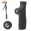 Schwarzer Aluminium-Monopod-Kopf 124x60x25 mm 8