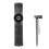 Schwarzer Aluminium-Monopod-Kopf 124x60x25 mm 3