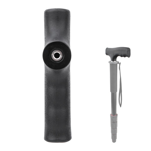 Schwarzer Aluminium-Monopod-Kopf 124x60x25 mm 2