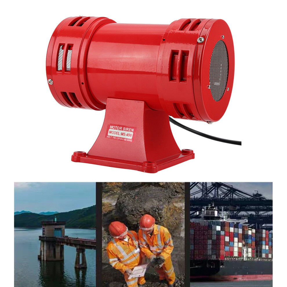 150Db Industry Security Electric Motor Driven Siren Continuous Alarm Horn Buzzer (110V) 8361324827448