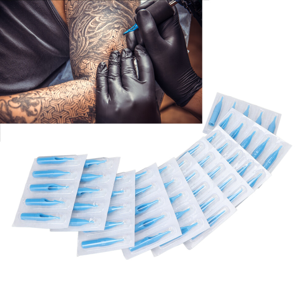 50pcs Tattoo Needle Tips Set Independent Packaging Disposable Tattoo Needle Tip Kit for Tattoo Supplies3DT