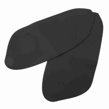 2pcs Front Door Panel Armrest Cover Left Right Microfiber Leather Replacement for Accord CrosstourBlack