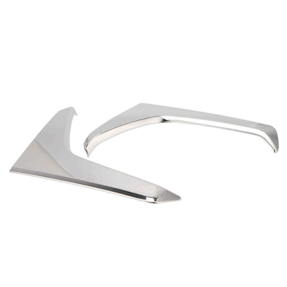 2Pcs Rear Window Side Spoiler Abs Chrome Beveled Cover Replacement For Subaru Forester Sk 2018Â2020 7621324829813