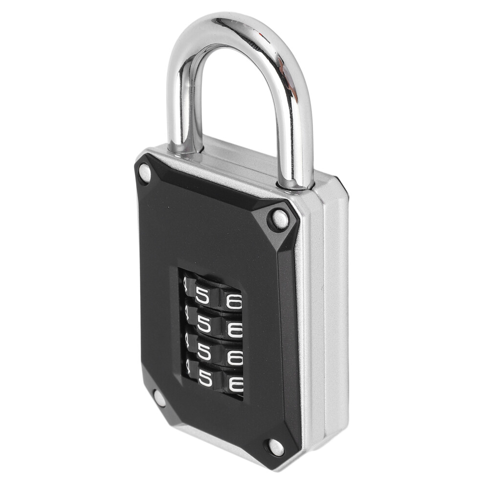 4ÂDigit Combination Lock Hardened Shackle Resettable Password Waterproof For School Gym Gate Wardrobe 8231324830215