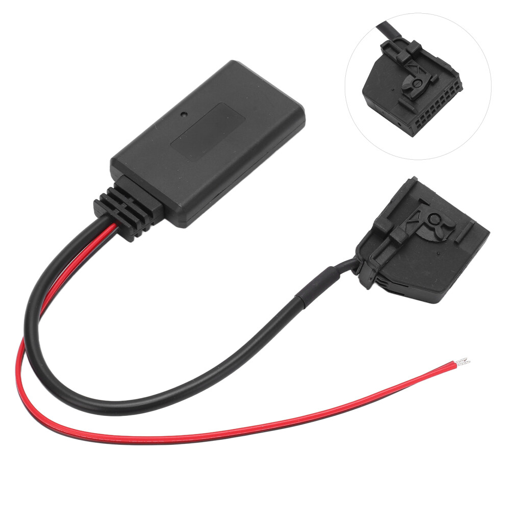 Bluetooth 5.0 Radio Aux In Adapter Audio Cable Replacement For Mercedes Comand 2.0 Ohne Original Tv Tuner 4641324830308