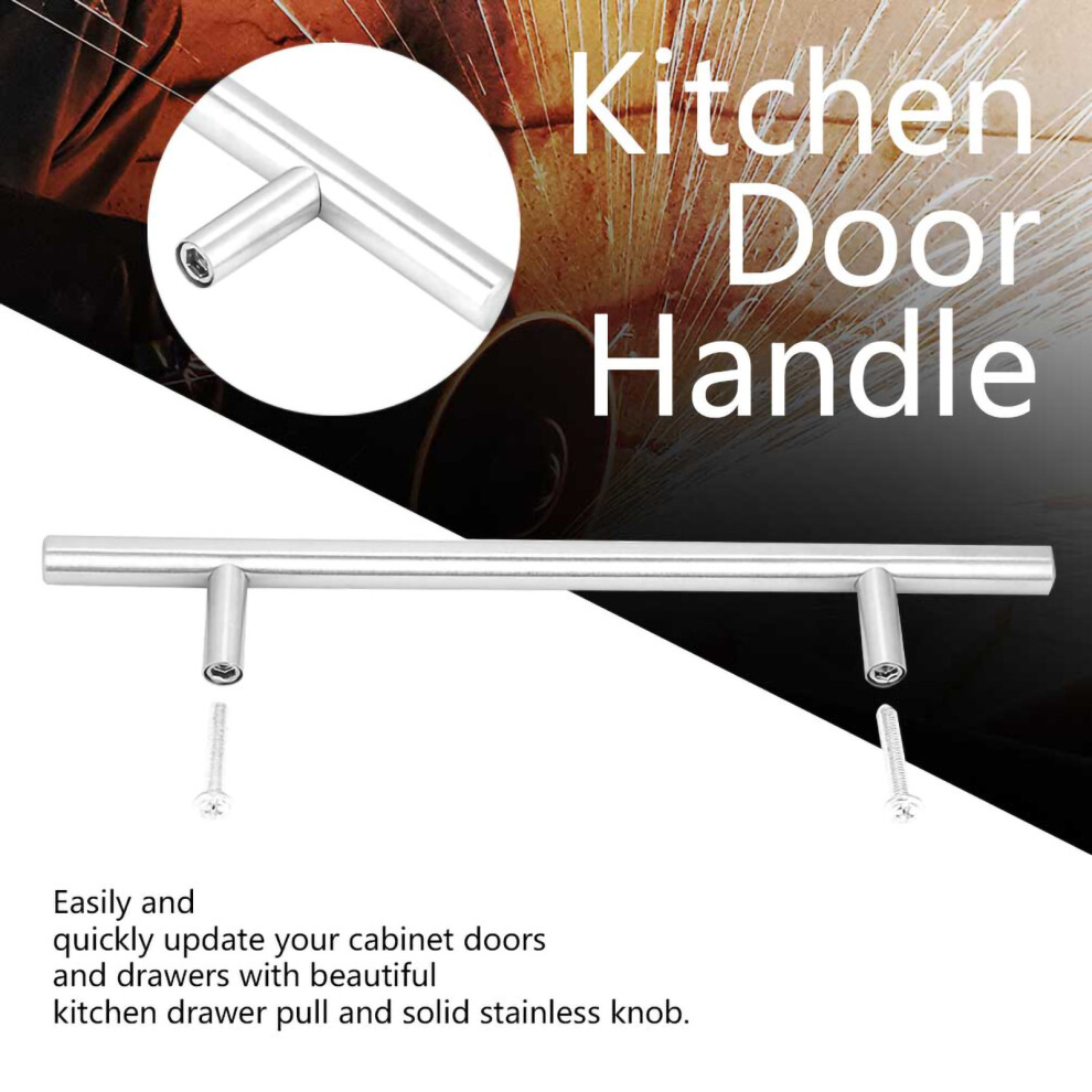 Stainless Steel T Bar Cabinet Pull Handles Knobs Kitchen Door Handle For Furniture (200Mm) 4201324830922