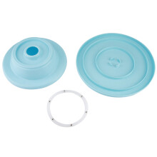 Kuchen-Drehteller-Ständer, 28 cm, Basis 22,5 cm, Blau