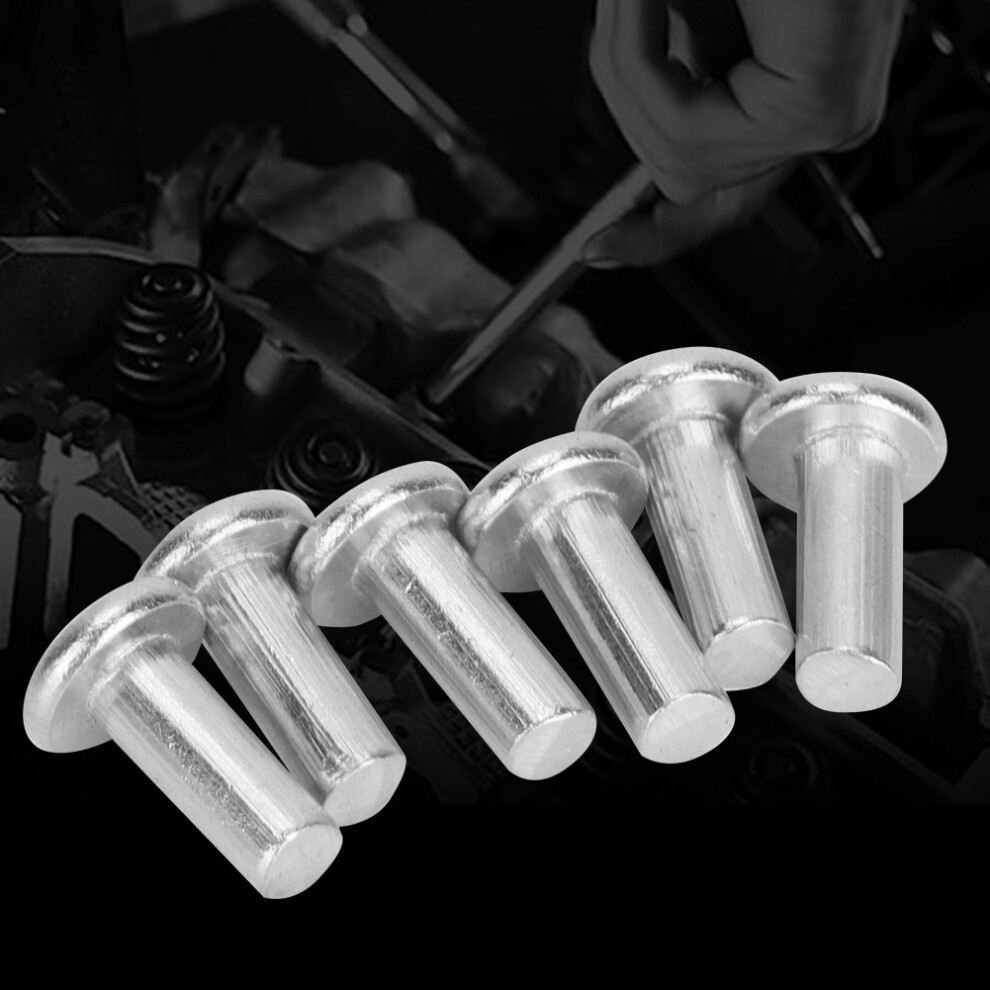 100Pcs Gb867 M4 Flat Head Aluminum Rivets Flat Head Solid Rivet (M4 * 16) 4901324831621