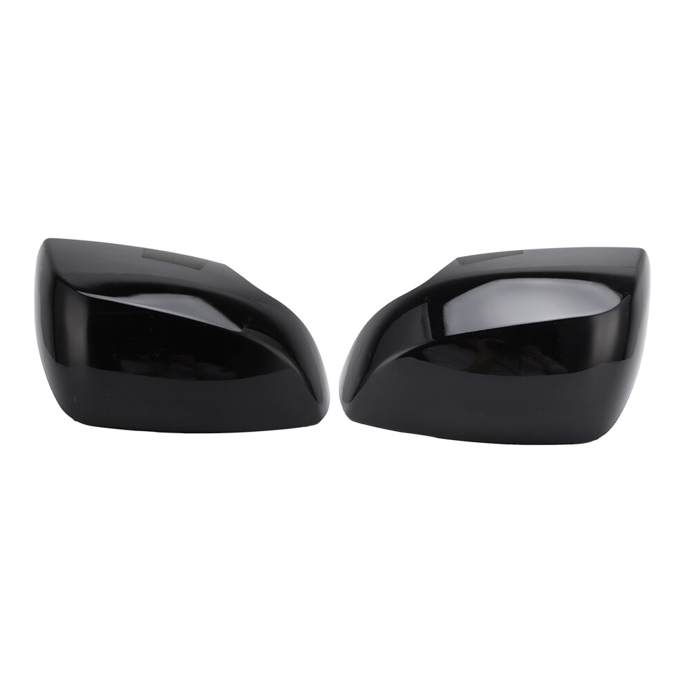 2Pcs Side Rearview Mirror Cover Glossy 91059Aj210 Replacement For Subaru Forester Outback Impreza Black 7891324833299