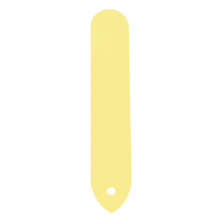 100pcs PVC Garden Plant Pot Markers Stake Tags Yard Nursery Seed Label (Yellow)