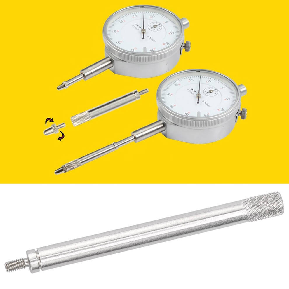 2.5Mm Thread Dial Indicator Extension Rod 5Mm Diameter Dial Extension Stem(55Mm) 7631324835295