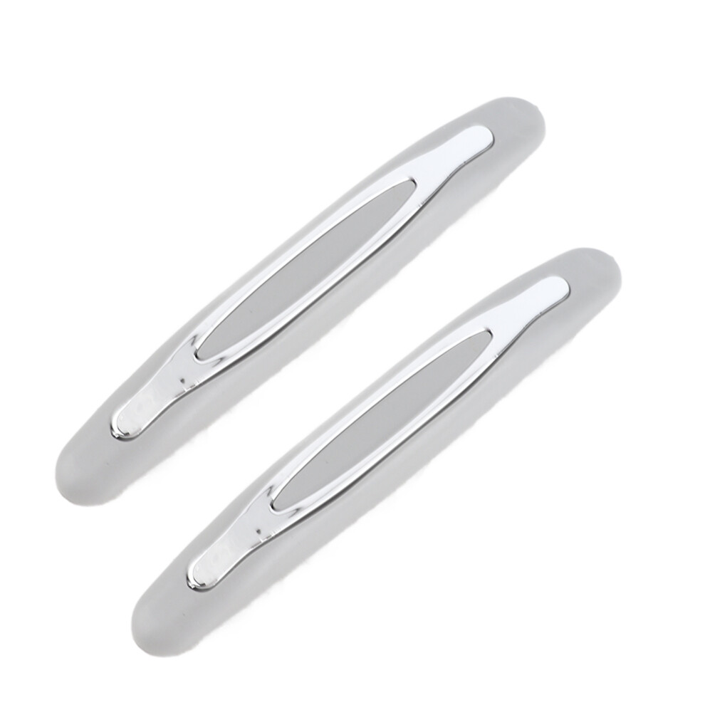 4Pcs Car Door Edge Guards Trim Cover Strip Corner Bumper Anti Collision Scratch Protector Gray 4641324835532