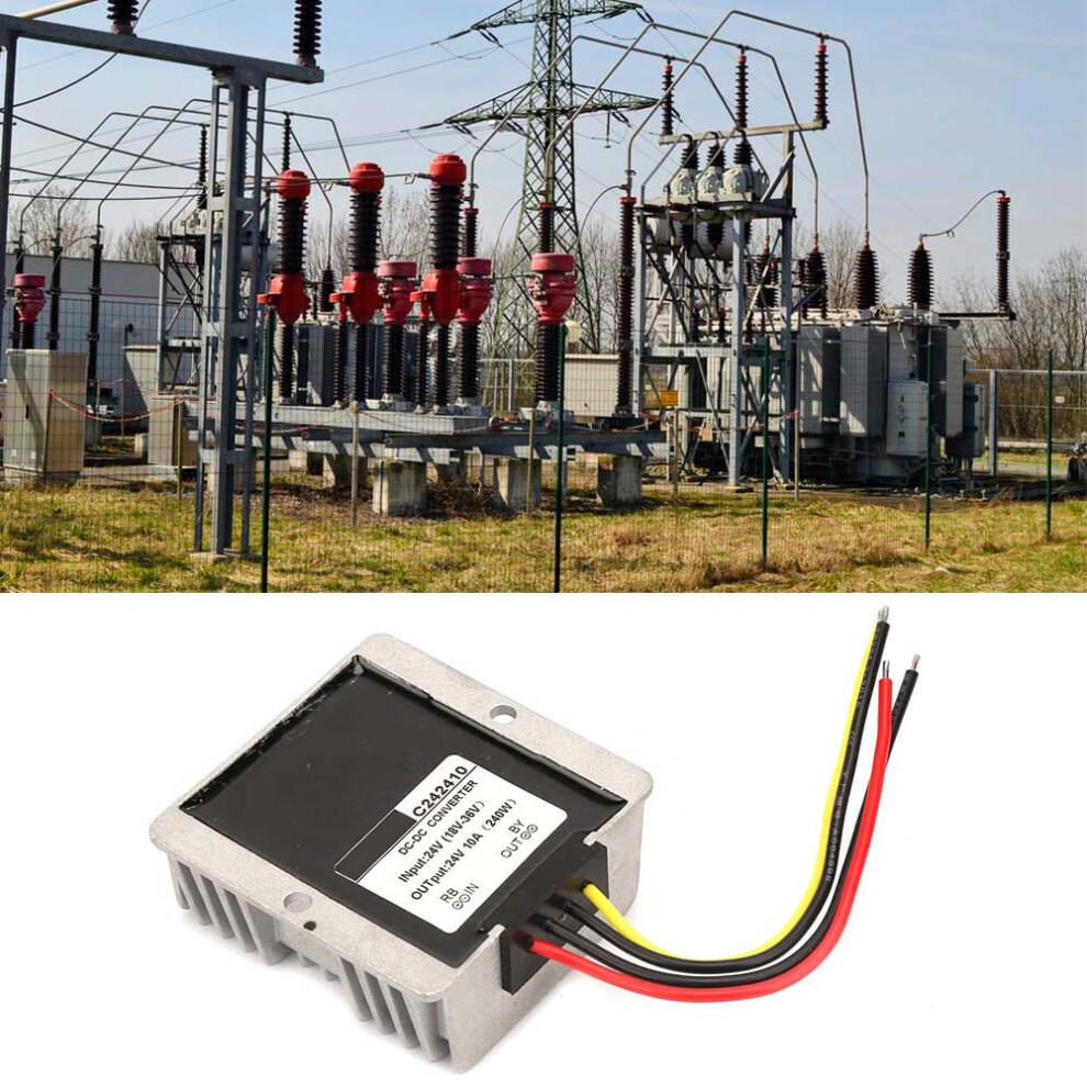 18-36V To 24V Auto Step Up/Down Converter Boost/Buck Voltage Regulator Module(10A) 8761324835830