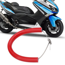 Motorcycle Exhaust Pipe Anti falling Rod Ring Fit for Yamaha tmax530 (Red)
