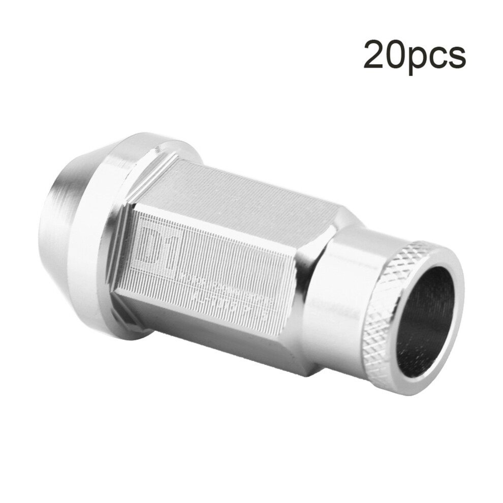 Car Tire Screw Racing Wheel Aluminum Nut M12X1.5 (Silver)-image-OPC-PHX2YG5-NEW