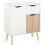 Homcom HOMCOM Floor Cabinet Storage Cupboard Sideboard with Drawer for Bedroom 9