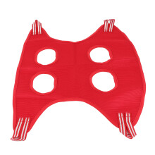 Dog Grooming Hammock Set Breathable Safe Restraint Bag Pet Grooming Sling with Nail Clipper Comb for Puppy Cat Red 10 Piece Set L