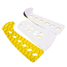 EVA Anti slip Stomp Pad with Squarea Hole for Surfboard Shortboard Longboard Skimboard(yellow)