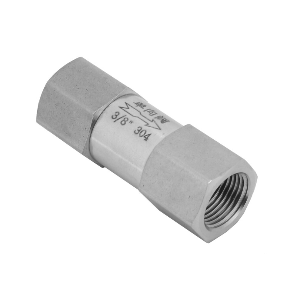 304 Stainless Steel Hex Split Check Valve High Temperature&Pressure Endurance (3/8In Bspp) 9481324840120