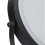 8in LED Makeup Mirror Double Sides 3X Magnifying Touching Switch 360 Degree Rotating Mirror Black 11