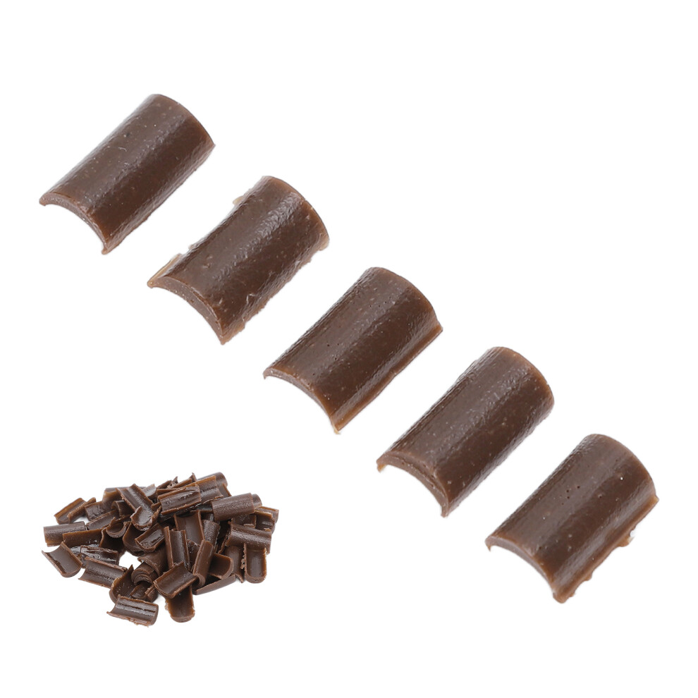Unisex Brown 2 Bag U Tip Hair Extension Granule Home Salon Resin Wig Extension Thermal Bonding Granule Bead