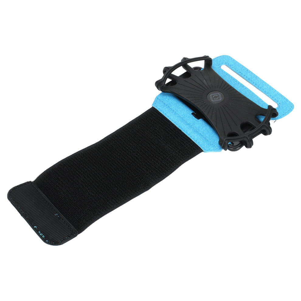 Phone Wristband Holder 360 Degree Rotatable Arm Band Phone Case For Iphone 13 Pro Max For Running Sports S Blue