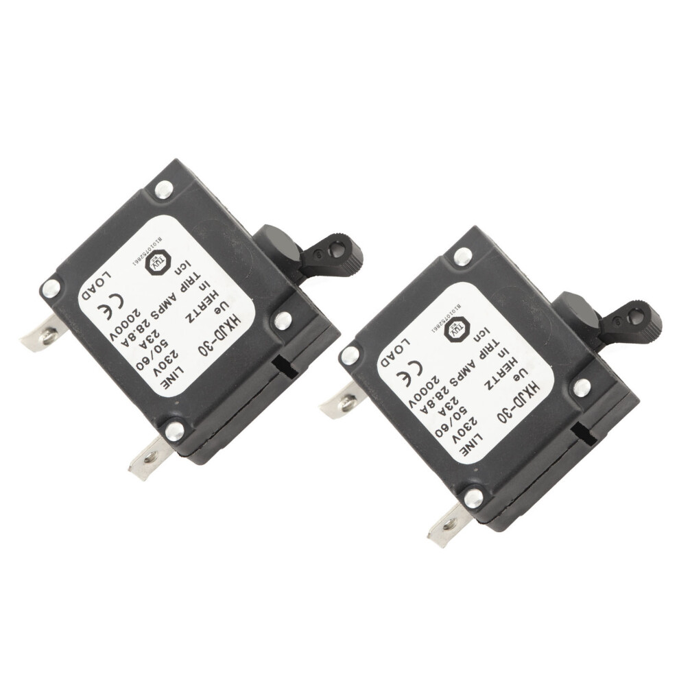 2Pcs 23A Circuit Breaker Safety Professional Petrol Generators Circuit Breaker With Switch For Petrol Generators 230V 8721324843969