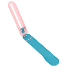 Cat Wet Treats Dispense Spoon Practical Cat Snack Spoon for Pet Feeding Watering Supplies Blue Spoon with Pink Handle