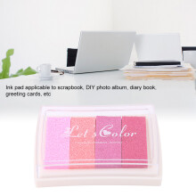 DIY Cute Watercolors Ink Pad Stamp Inkpad for Rubber Stamp Scrapbook Decoration (#05)
