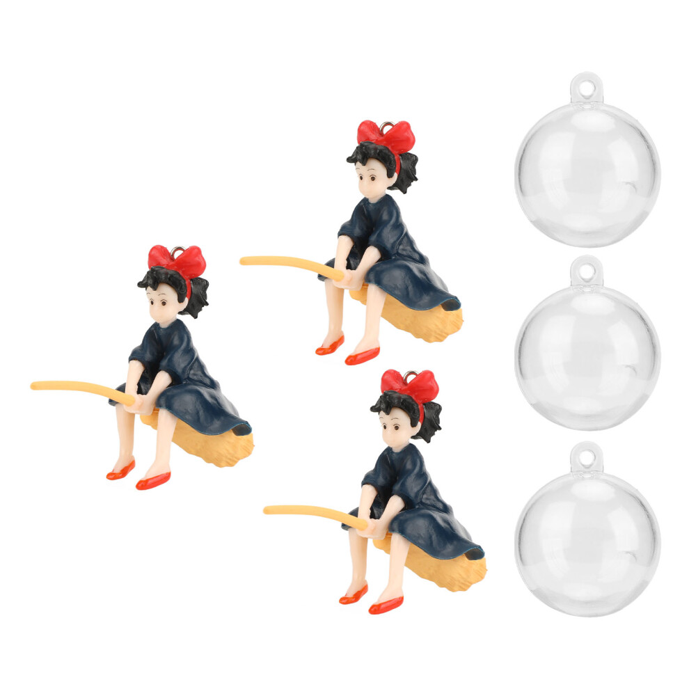 Little Witch Fish Tank Decorations Cute Floating Little Witch Aquarium Decorations for Fish Tank Aquarium