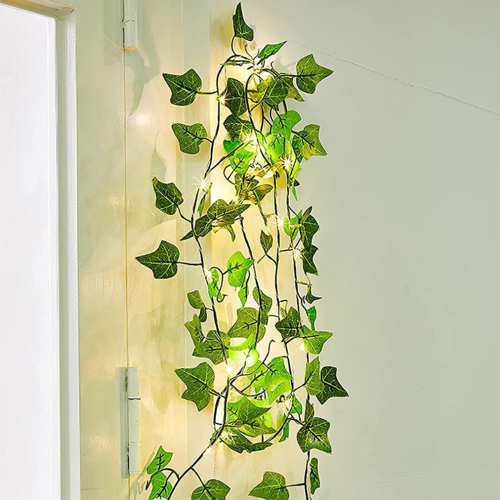 10 Meter 100 LED Artificial Ivy Garland Light Artificial Plant Vine Hanging Garland LED Fairy Lights Decorative Patio String Lighting-image-OPC-PHX52MY-NEW
