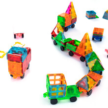 Magnetic Car Truck Wheel Set Magnetic Blocks Magnet Tiles Building Blocks Toys for Boys Girls