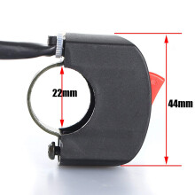 Motorrad 12V DC Lenker EIN/AUS-Schalter Nebelscheinwerfer LED-Scheinwerfer Einfach zu installieren