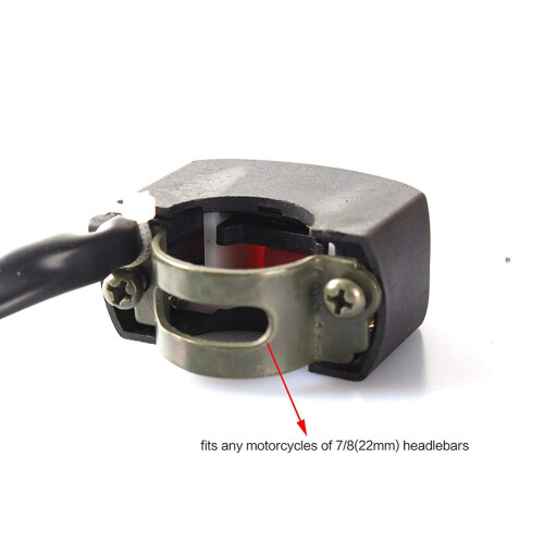 Motorrad 12V DC Lenker EIN/AUS-Schalter Nebelscheinwerfer LED-Scheinwerfer Einfach zu installieren 2