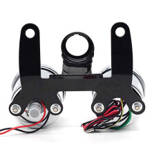 2 in 1 Motorcycle LED Backlight Odometer & Tachometer Speedometer Gauge Universal
