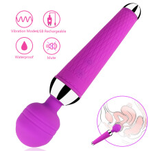 10 Speed Power Vibration AV Wand Massager G Spot Vibrator for Women USB Rechargeable Female Vibrator Sex Toys