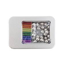 Colorful Magnet Building Blocks Construction Set Puzzle Stacking Game Sculpture Desk Toys