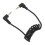 Camera Shutter Cord 2.5mm to 3.5mm Gold Plated Joint Plastic Elastic Flash Trigger Shutter Release Cable for Shooting 1