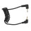 Camera Shutter Cord 2.5mm to 3.5mm Gold Plated Joint Plastic Elastic Flash Trigger Shutter Release Cable for Shooting 10