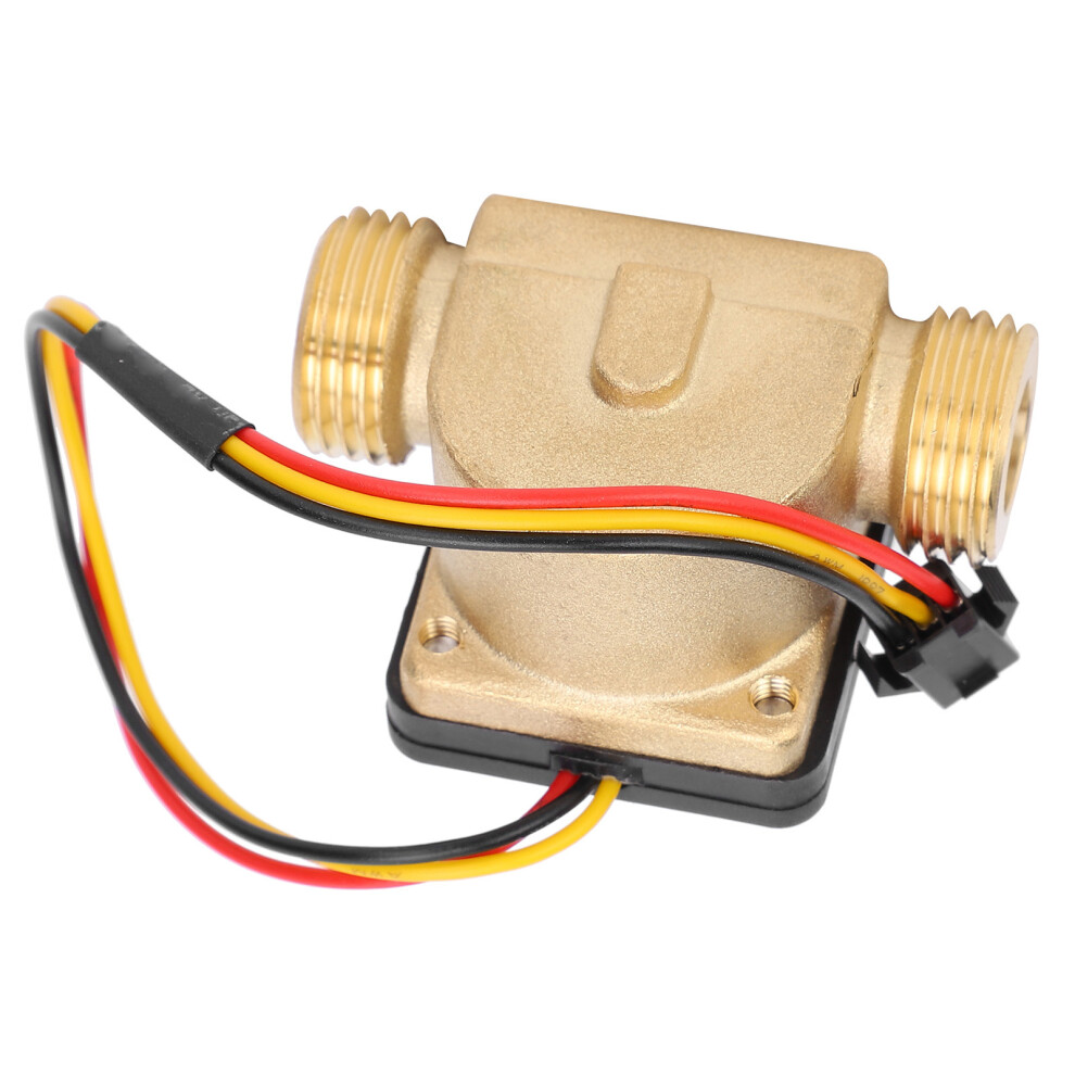 G1/2In Male Water Flow Sensor Counter Brass Hall Flowmeter Dc 3Â24V For Water Heaters Credit Card Machine 6901324858794